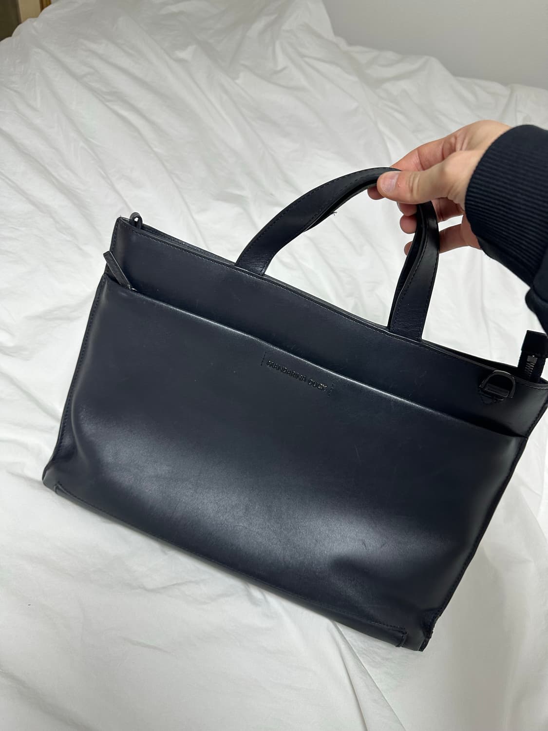 만다리나덕 블랙 서류가방, 브리프케이스 팝니다 상품이미지5