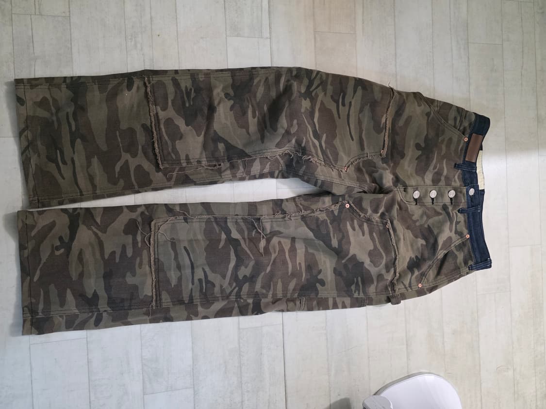 앤더슨벨 카모플라주 카펜터 진 28 상품이미지1