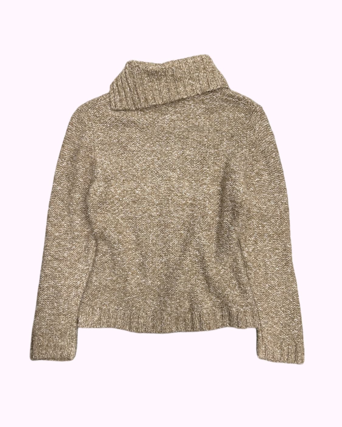 brown slit turtle-neck knit 상품이미지4