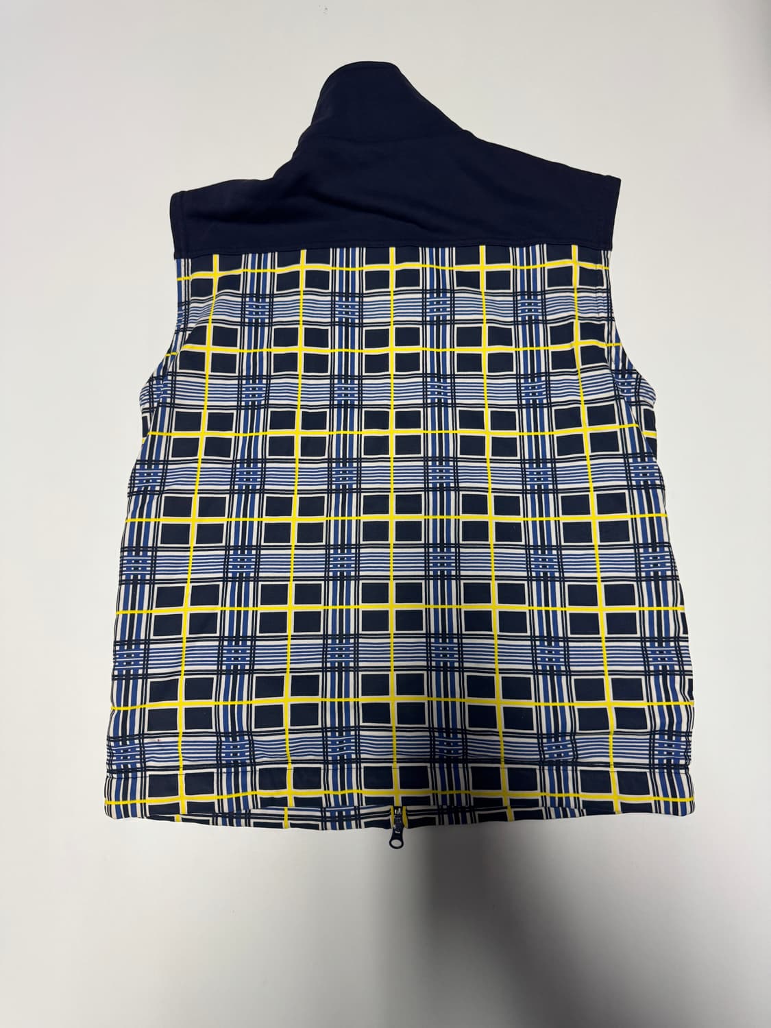 공용 희귀 !! 폴로 랄프로렌 체크 코튼 집업 베스트 M 상품이미지2