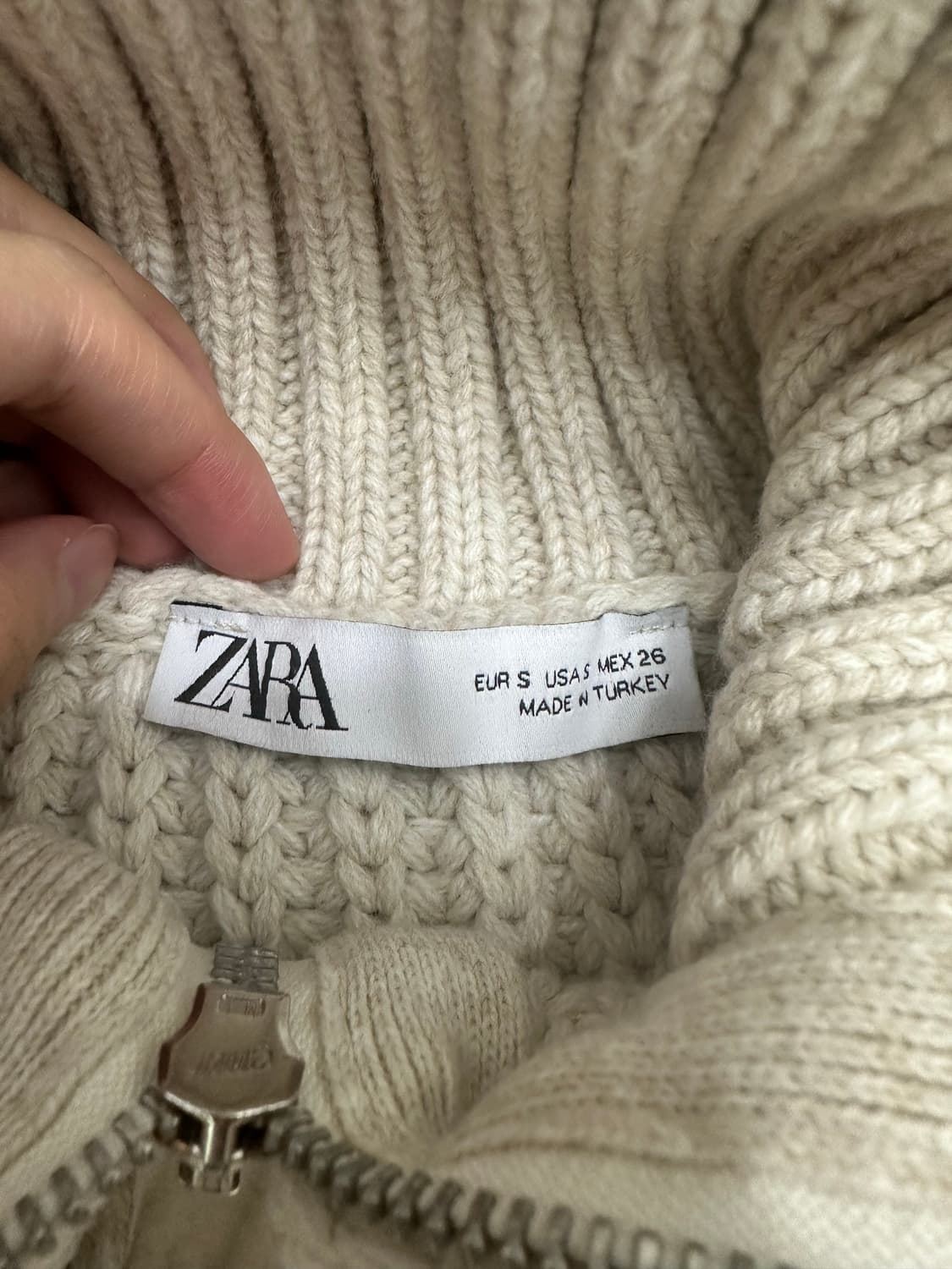자라 zara 니트집업 상품이미지2