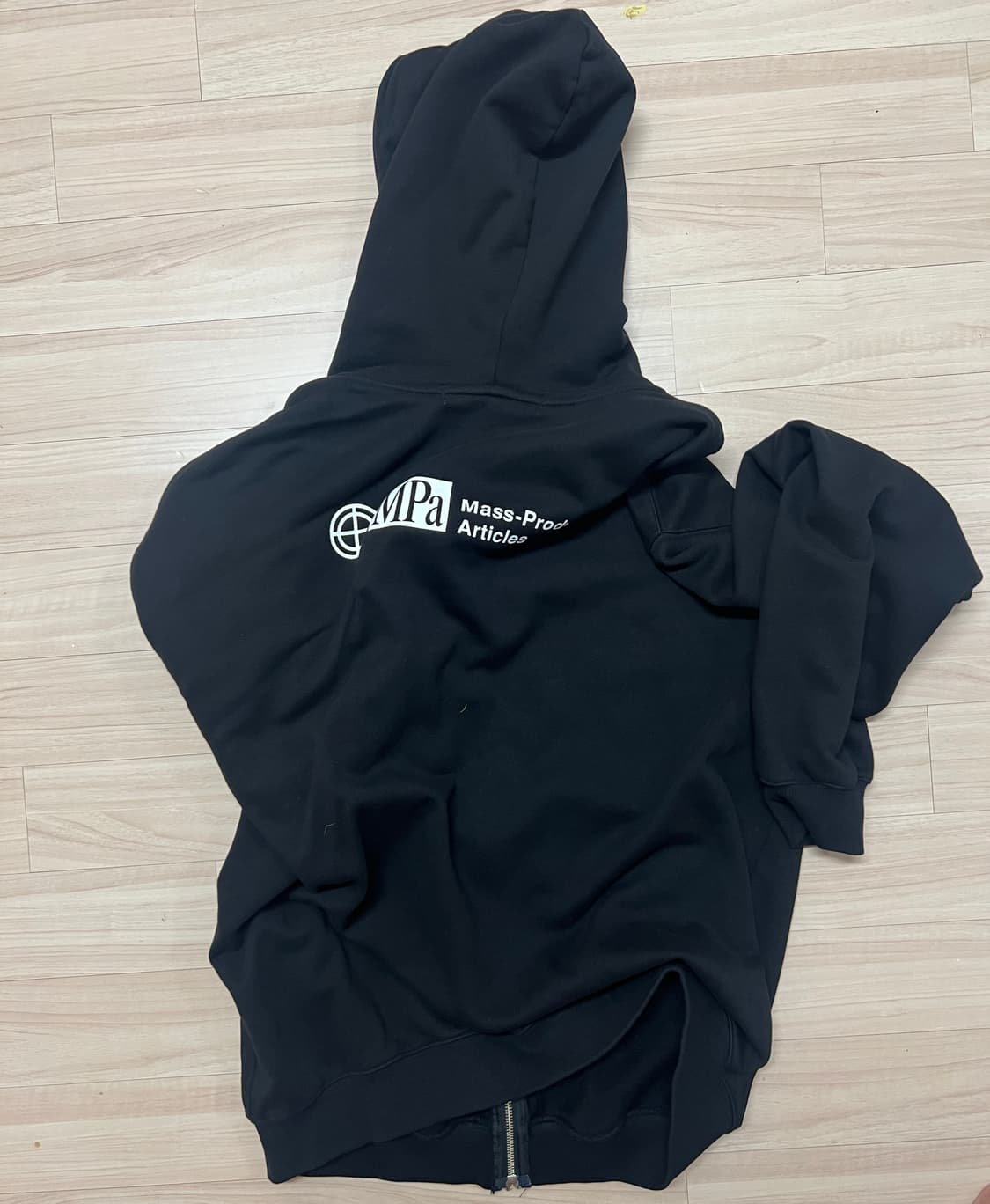 MPa HOOD ZIP UP (BLACK) 상품이미지3