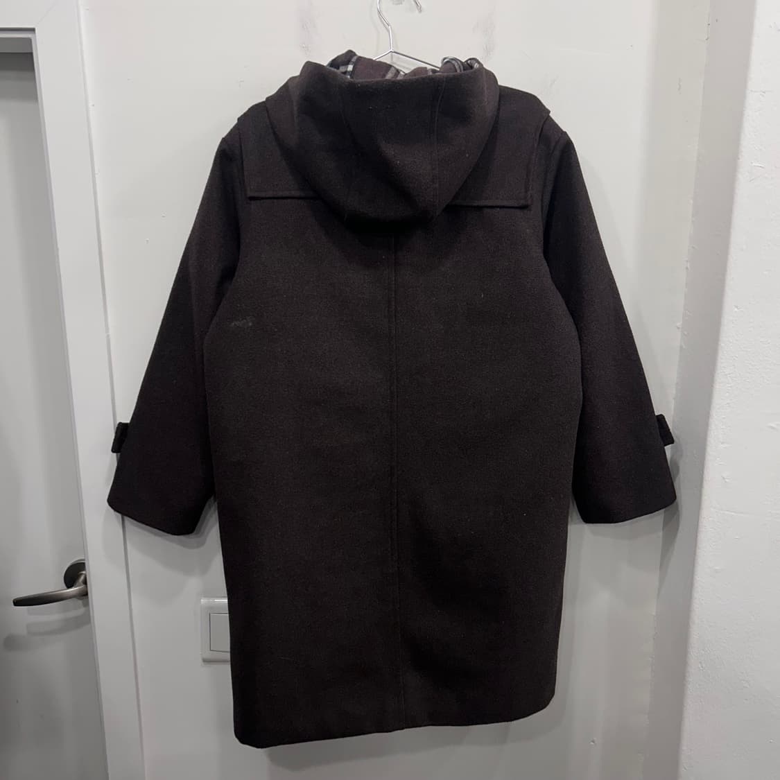 906스튜디오 이너퀼팅 울 후드 더플코트 상품이미지5