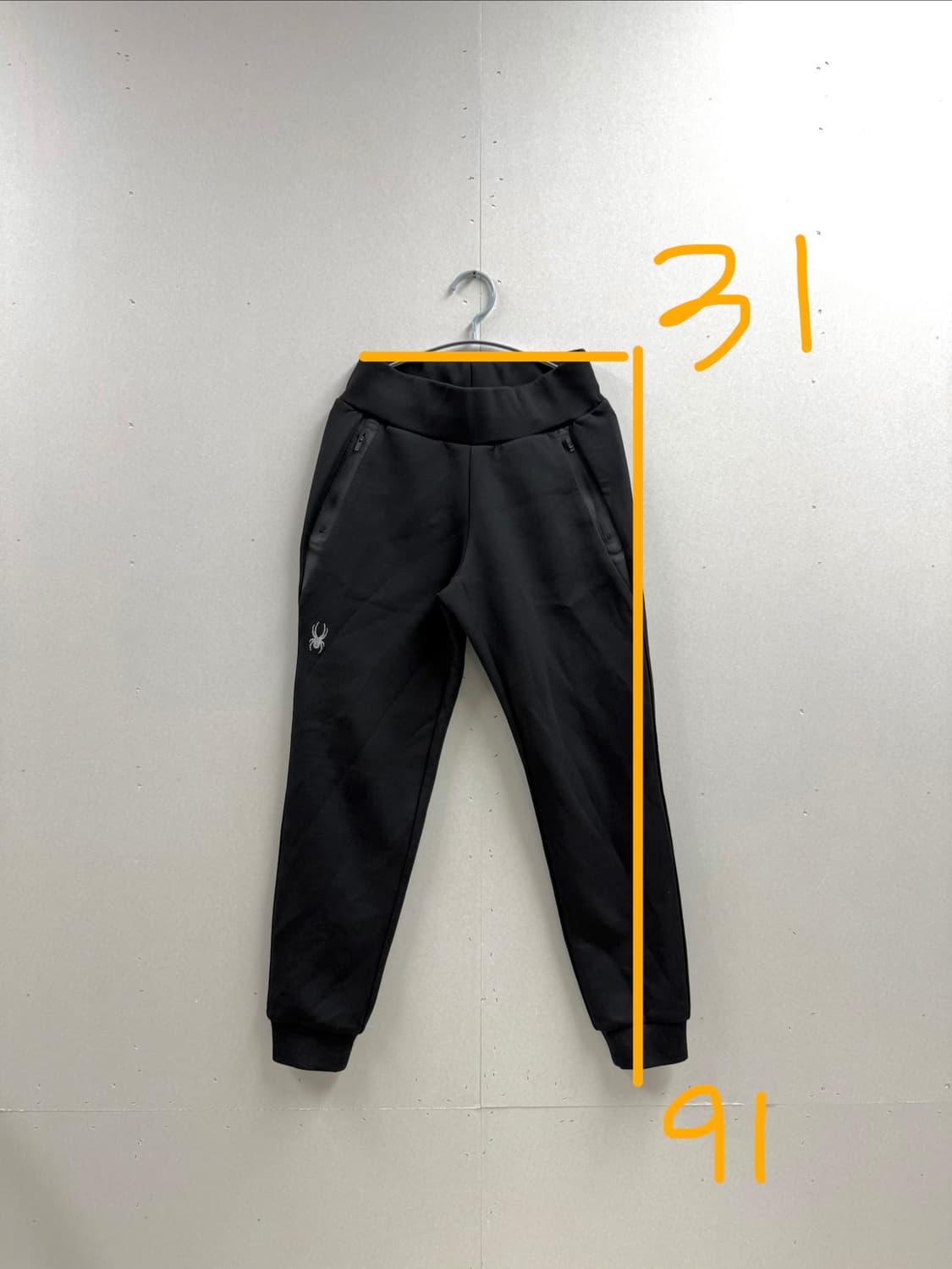 여성 S / 스파이더 조거팬츠 블랙 상품이미지2