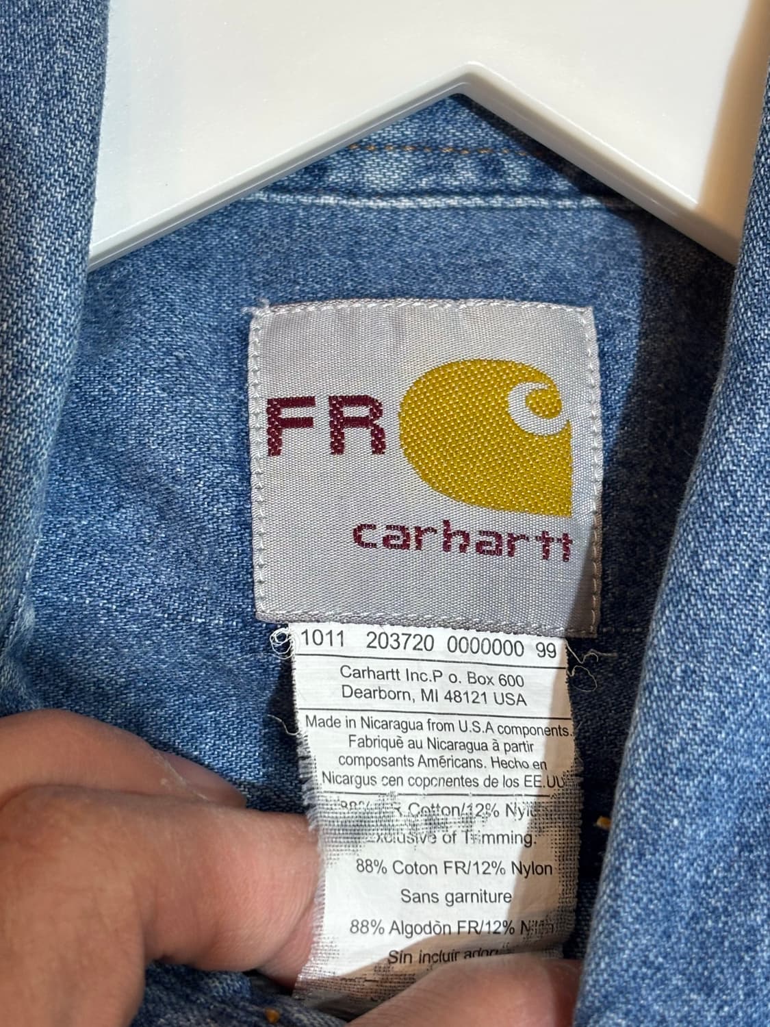 칼하트 USA 데님셔츠 L사이즈 상품이미지6