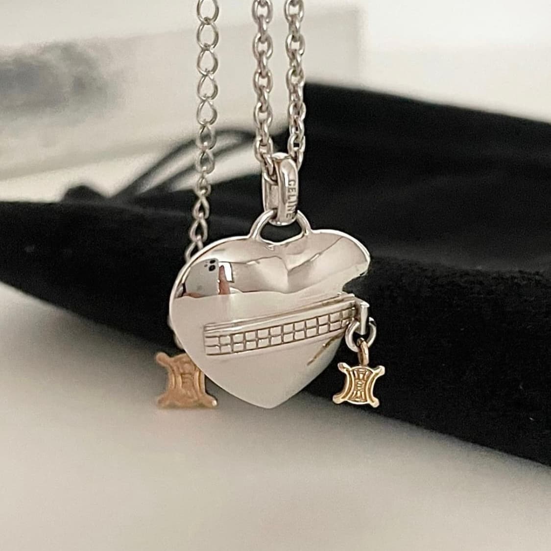 셀린느 하트 목걸이 상품이미지7