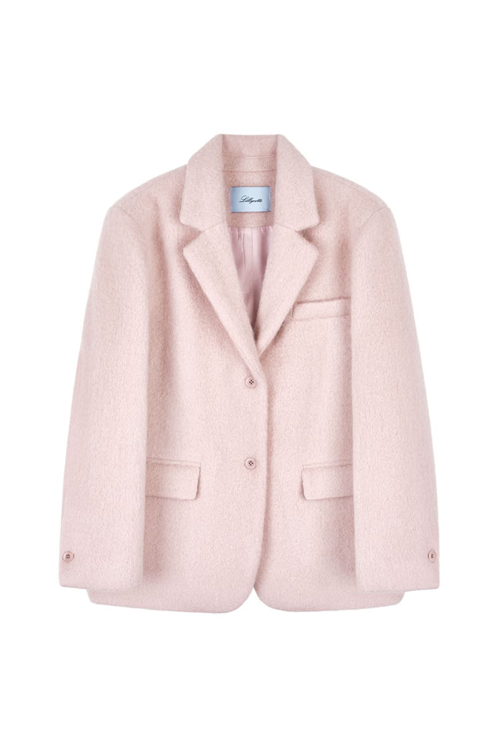 (새상품) 릴리코츠 페이브 알파카자켓 _ 핑크 상품이미지5