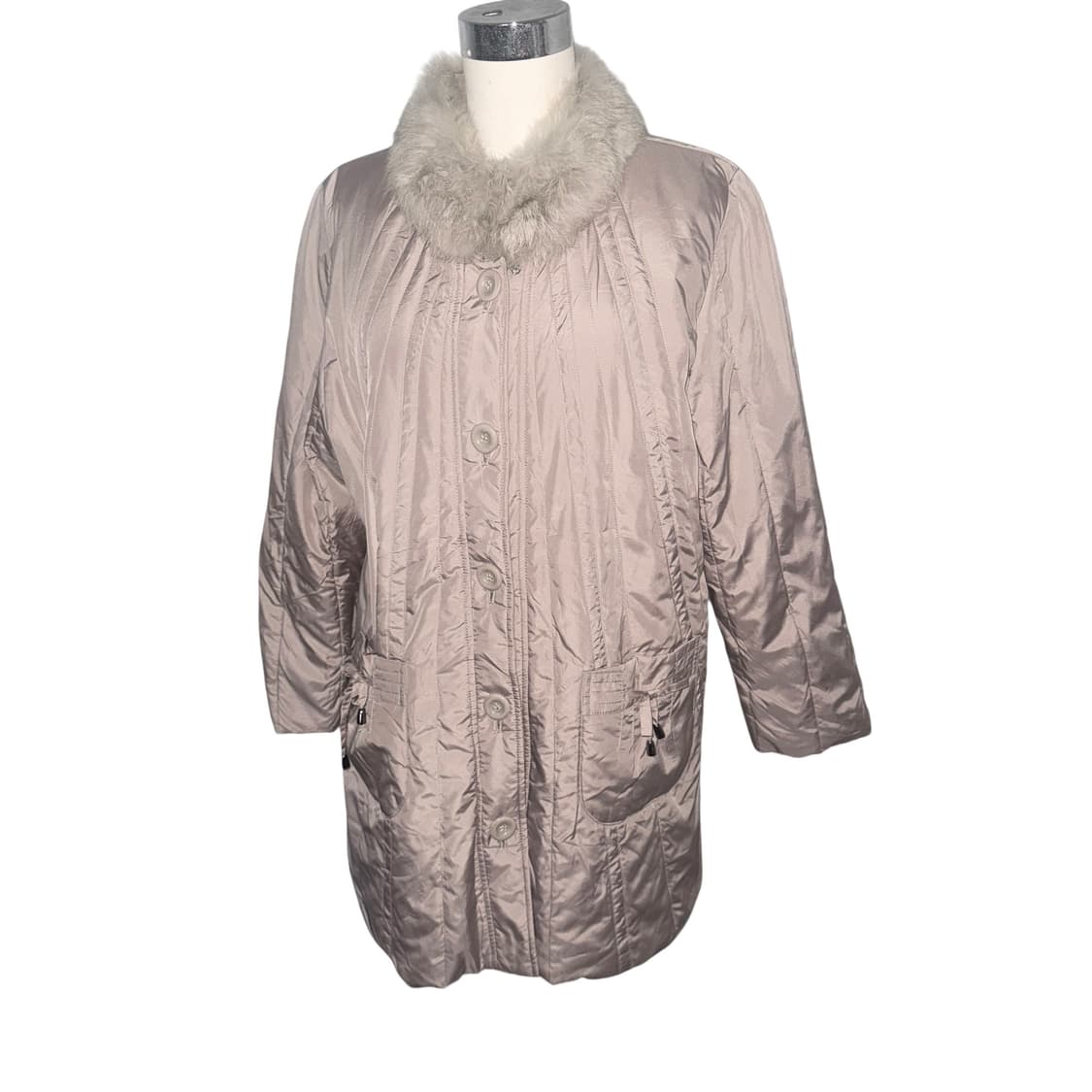 Light Grey beige Coat 상품이미지3
