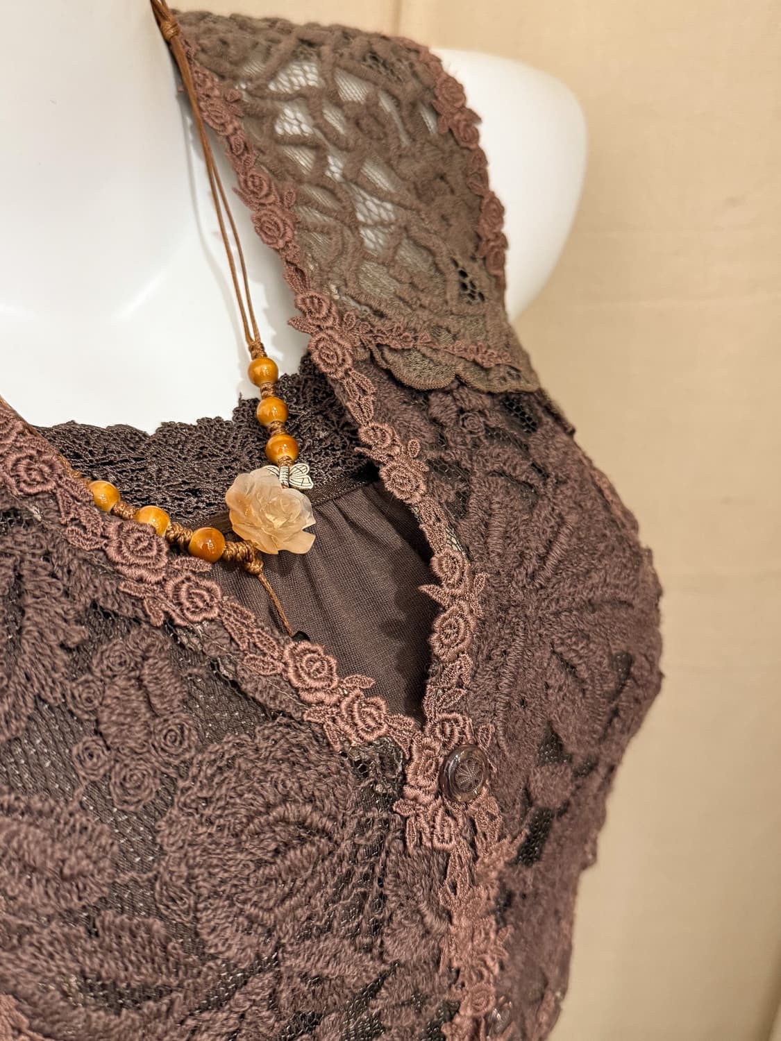 Floral Embroidered Sleeveless 0005 상품이미지5