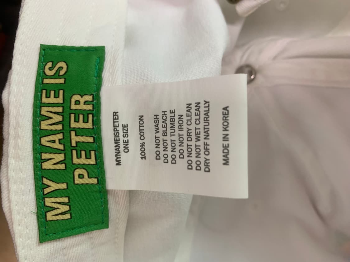 마이네임이즈피터 모자 캡 상품이미지3