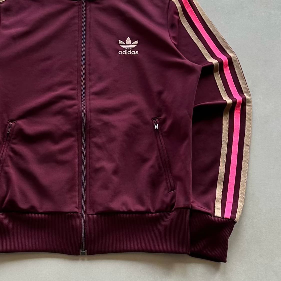 [M]아디다스 파이어버드 버건디 골드 트랙탑 져지 상품이미지5