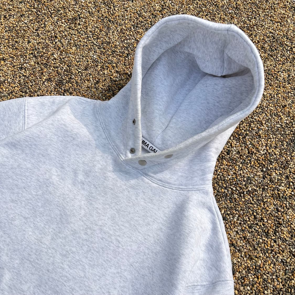 Gamma gallery 그레이 후드티 상품이미지2