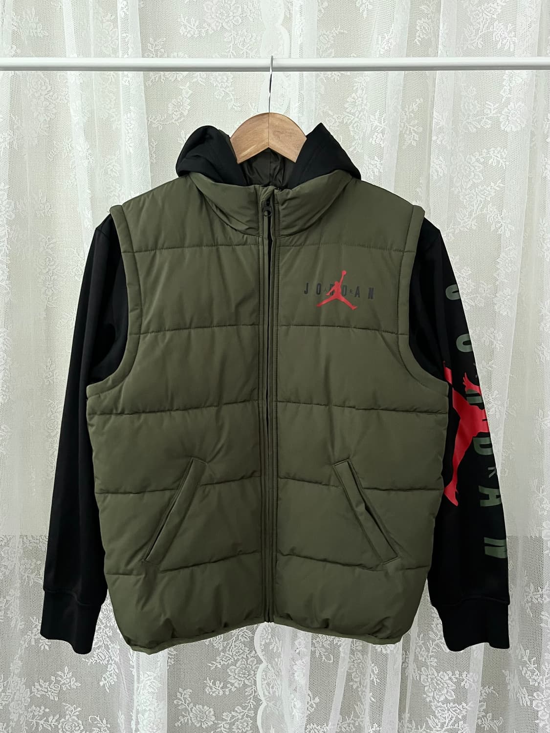 L) 12-13y 조던 키즈 경량 패딩 점퍼 상품이미지1