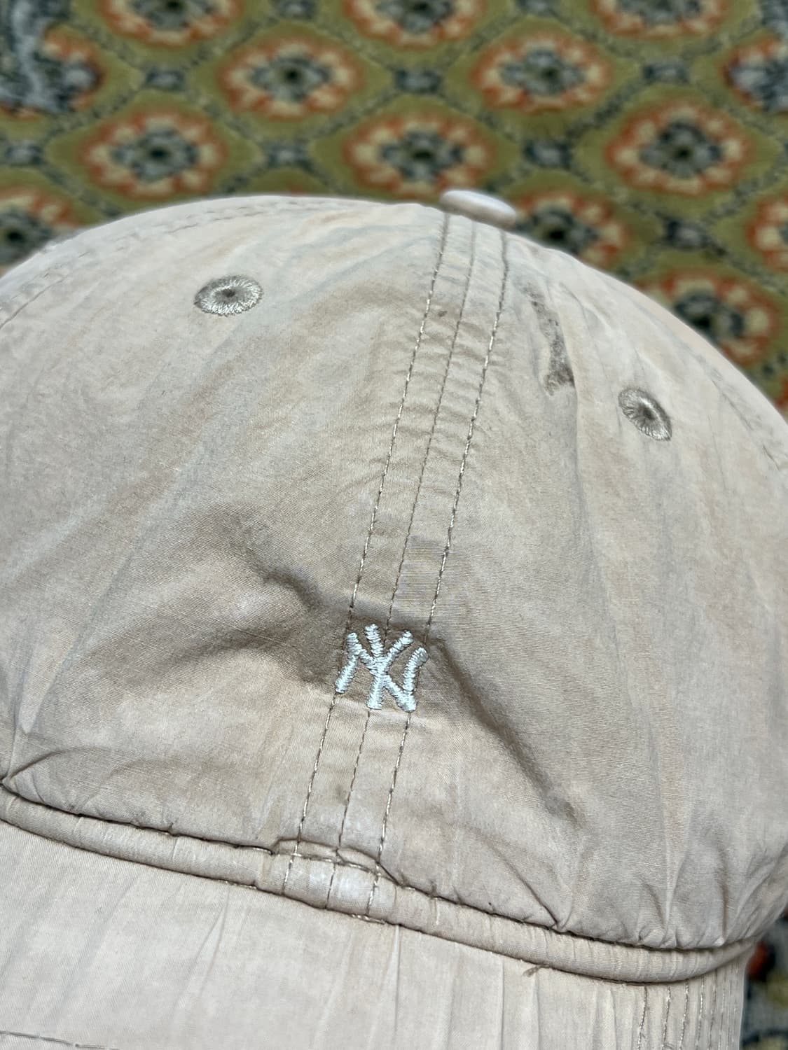 [OS] 뉴에라 양키즈 스몰 로고 빈티지 베이지 볼캡 상품이미지2