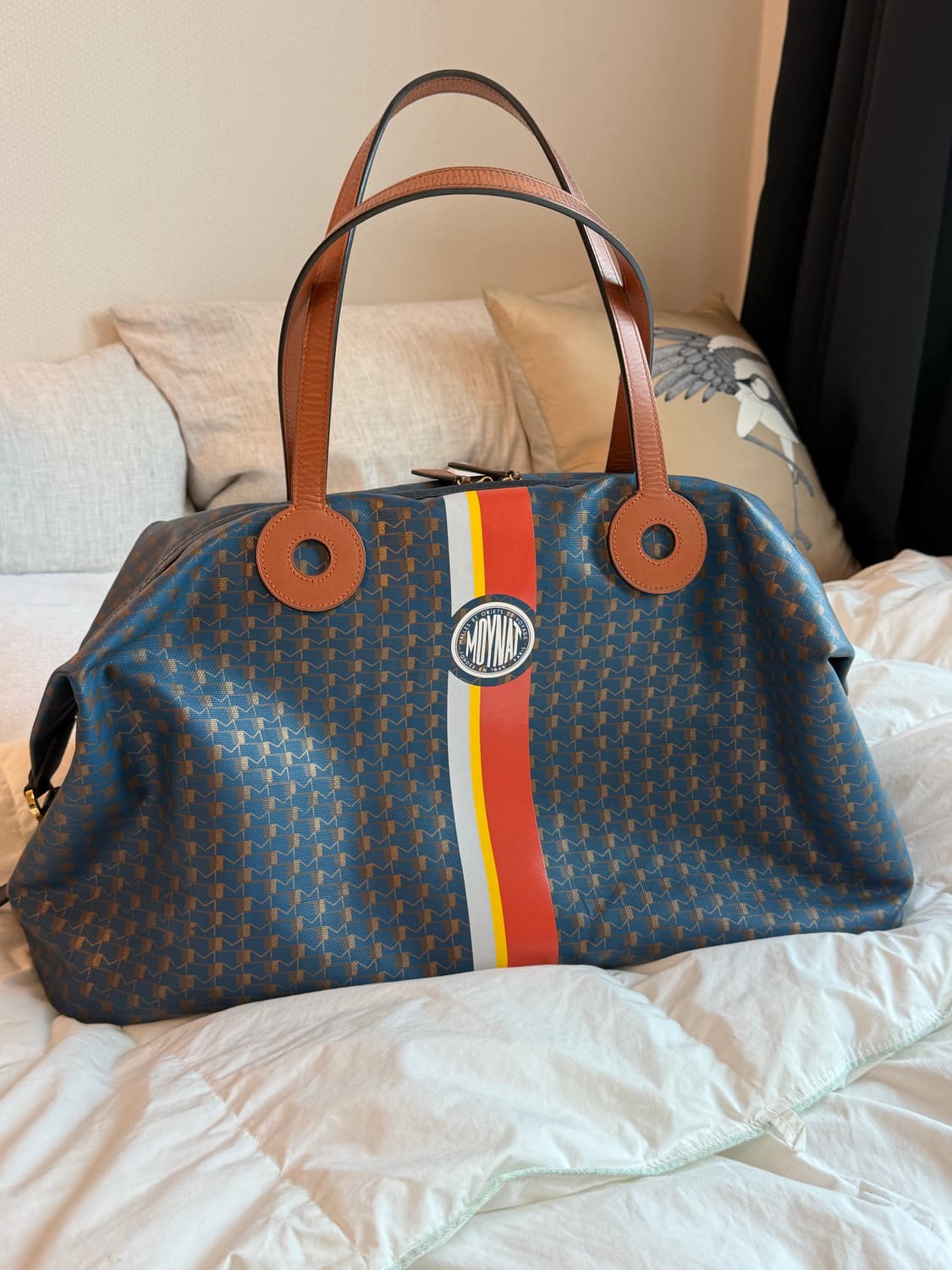 모이나(Moynat) M 캔버스 트래블백 / 보스턴백 상품이미지1
