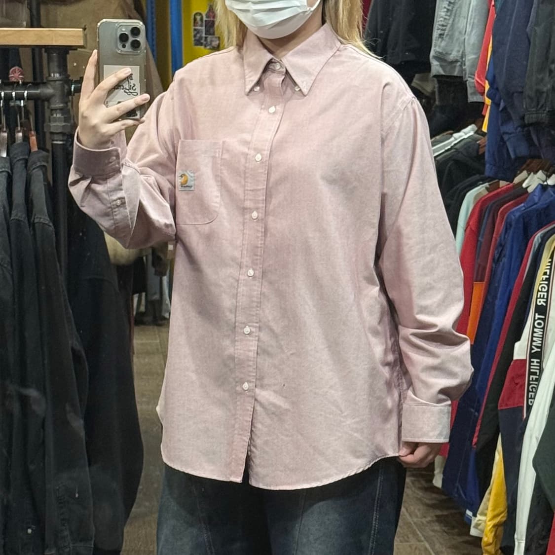 [HI] 칼하트 긴팔셔츠 핑크  상품이미지4