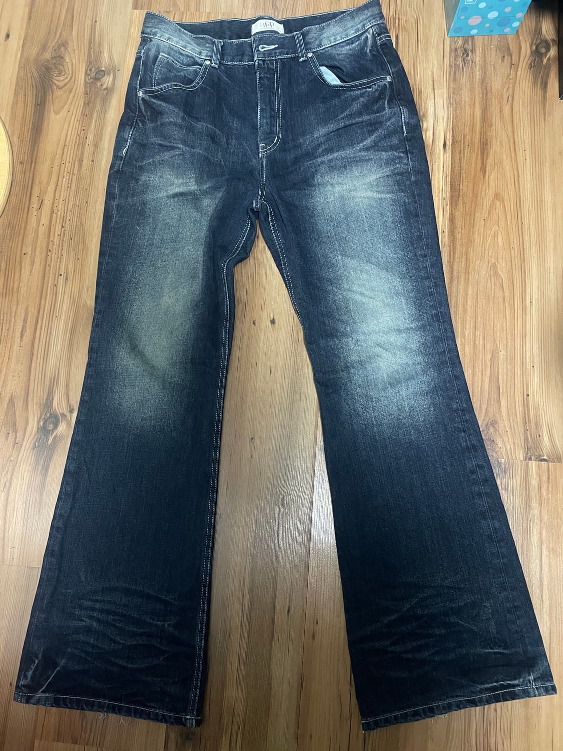 엘무드 슬래시 플레어 데님 트루블루 48 상품이미지4