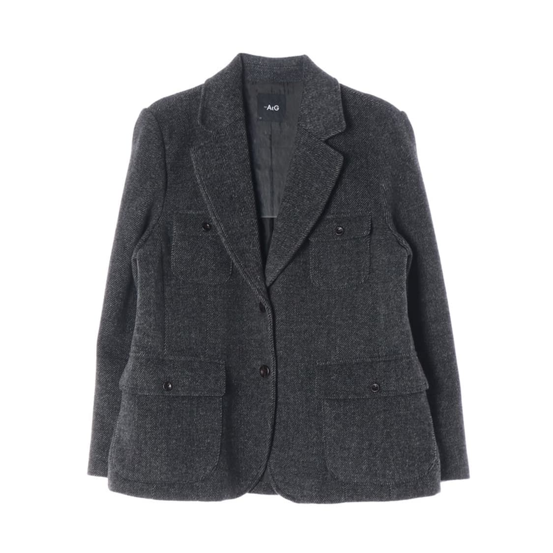 THEATG 헤링본 울 블렌드 포켓 자켓 상품이미지1