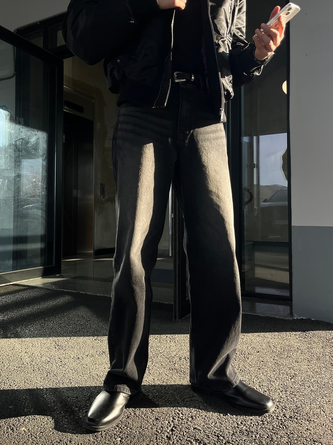 캣스톤 와이드 워싱 데님 팬츠 청바지 상품이미지2