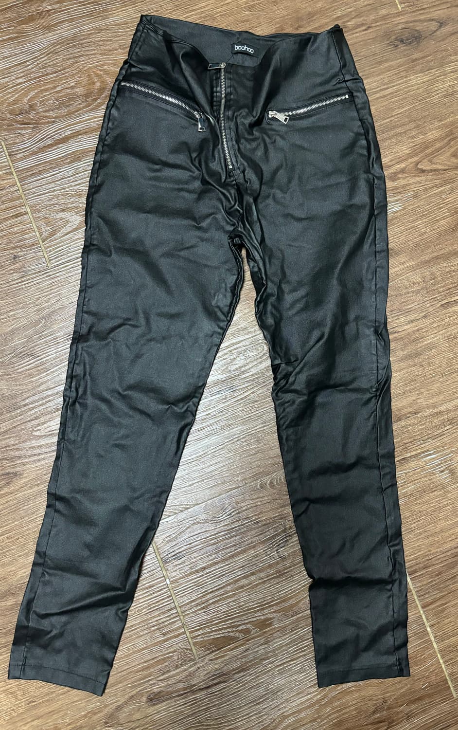 레깅스팬츠 블랙 boohoo  상품이미지1