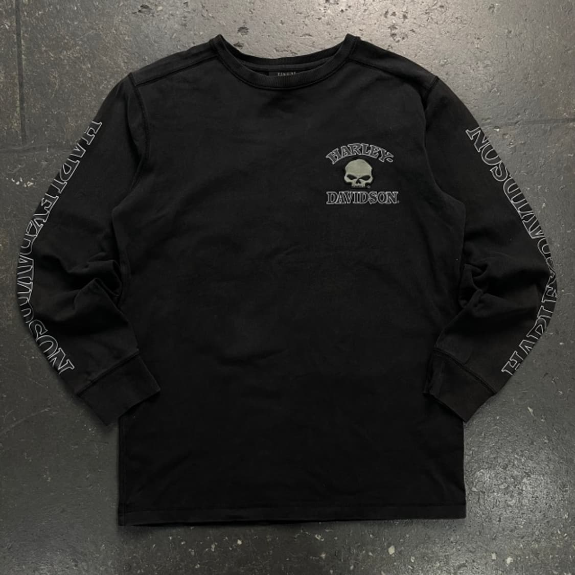 95 할리 데이비슨 스컬 롱슬리브  상품이미지1
