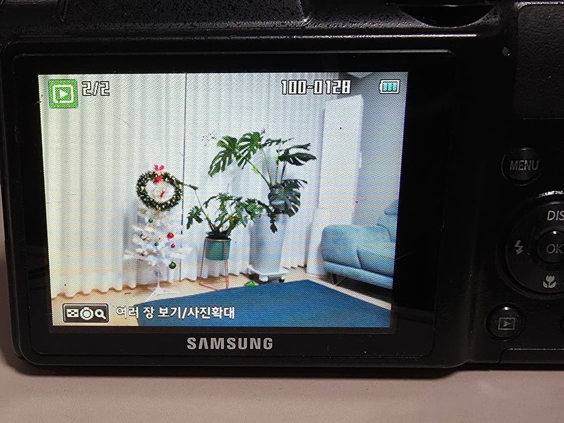 삼성 블루 WB100 빈티지 디지털카메라(하자) 상품이미지9