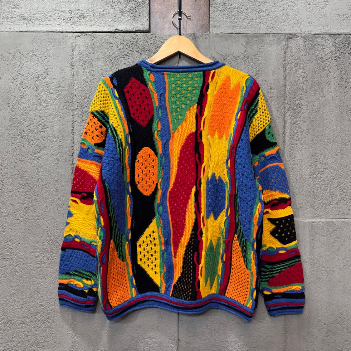 90s 쿠지 케이블 니트 made in Australia (L) 상품이미지3