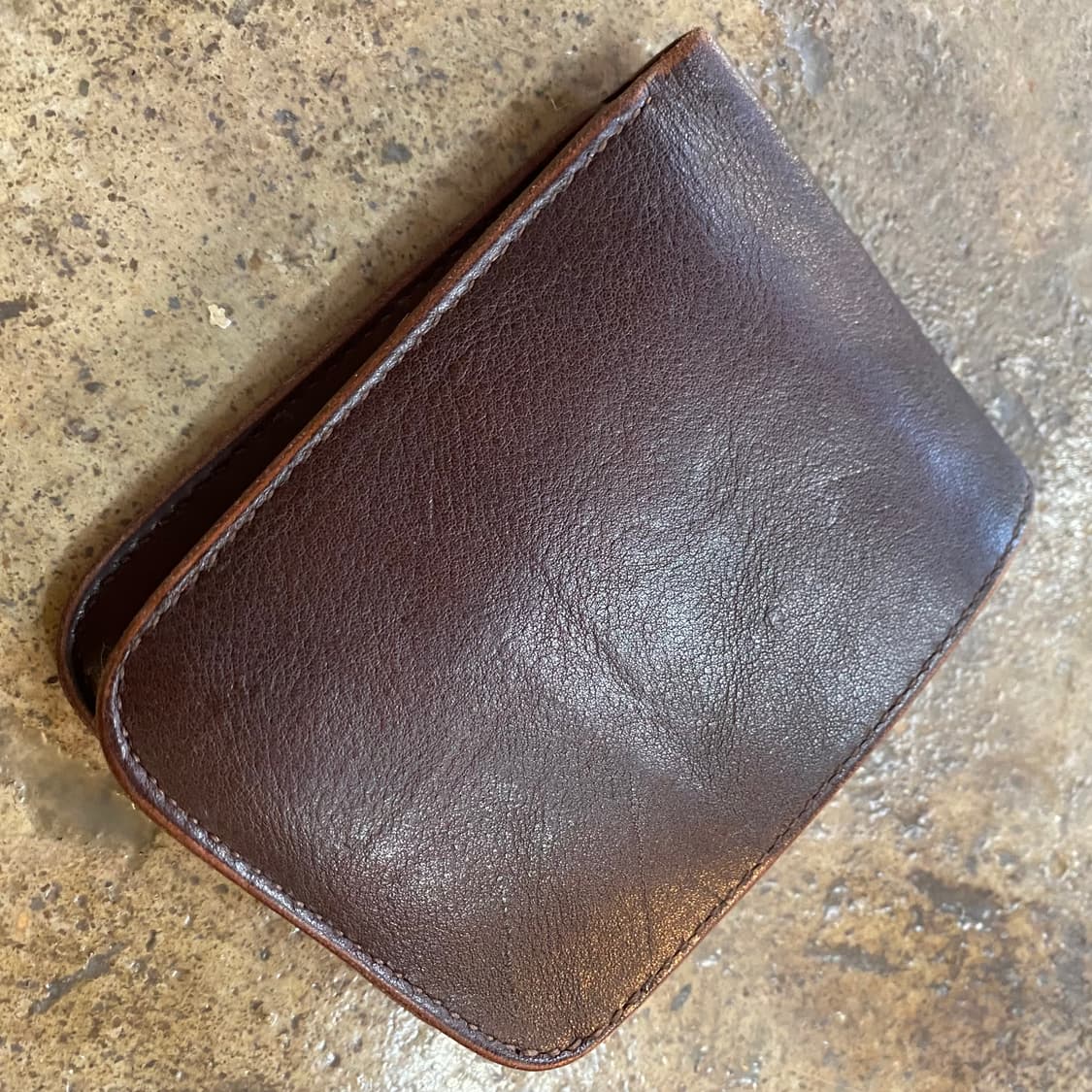 빈티지 브라운 반지갑 상품이미지2