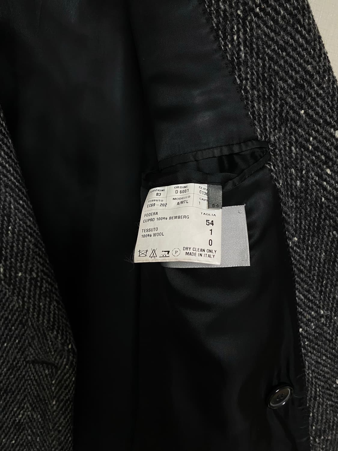 2001FW Dior HOMME SOLITAIRE TWEED COAT 상품이미지7