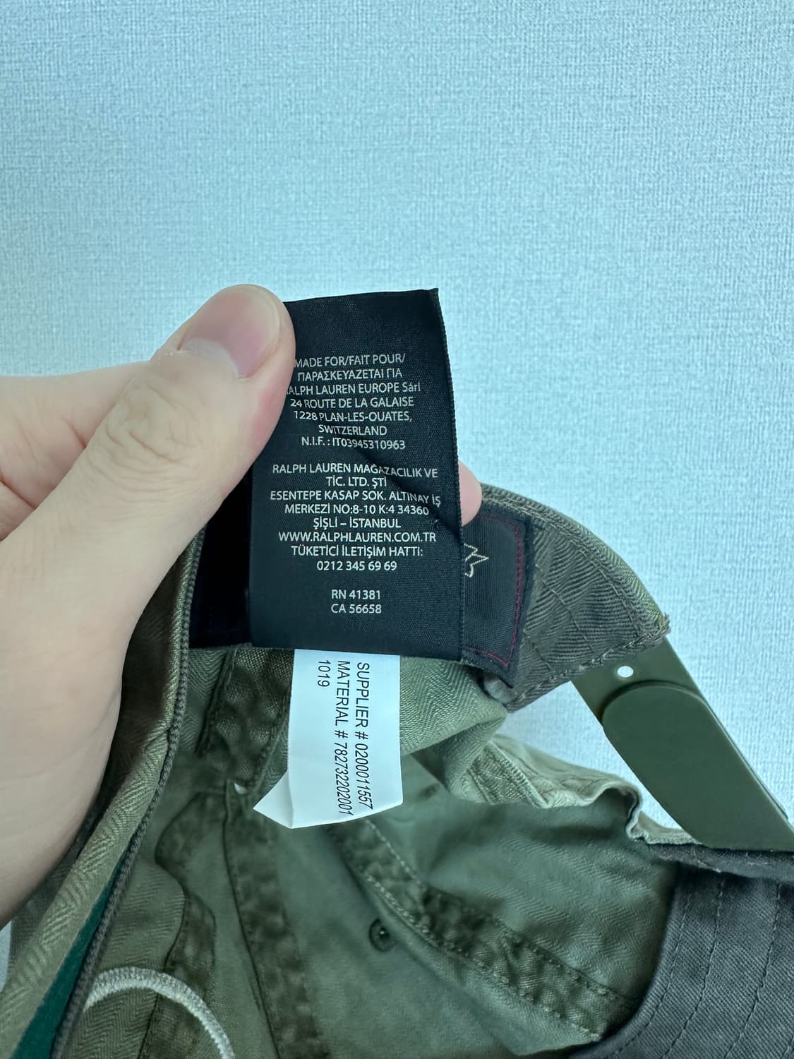 Rrl 캡 모자 폴로 윙 로고 올리브 (새상품) 상품이미지6