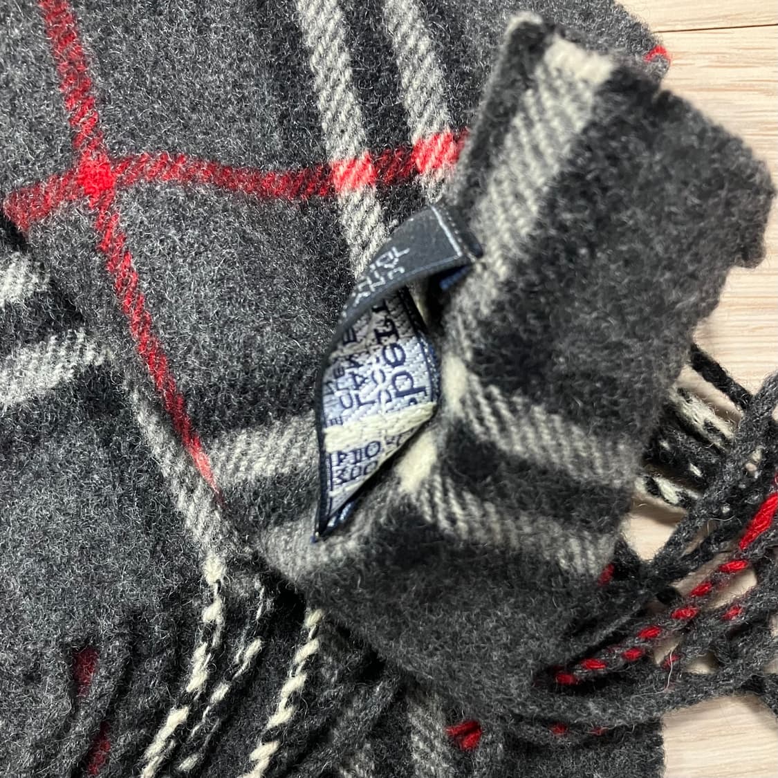 [정품] 버버리 그레이 노바체크 램스울 머플러 (burberry) 상품이미지5