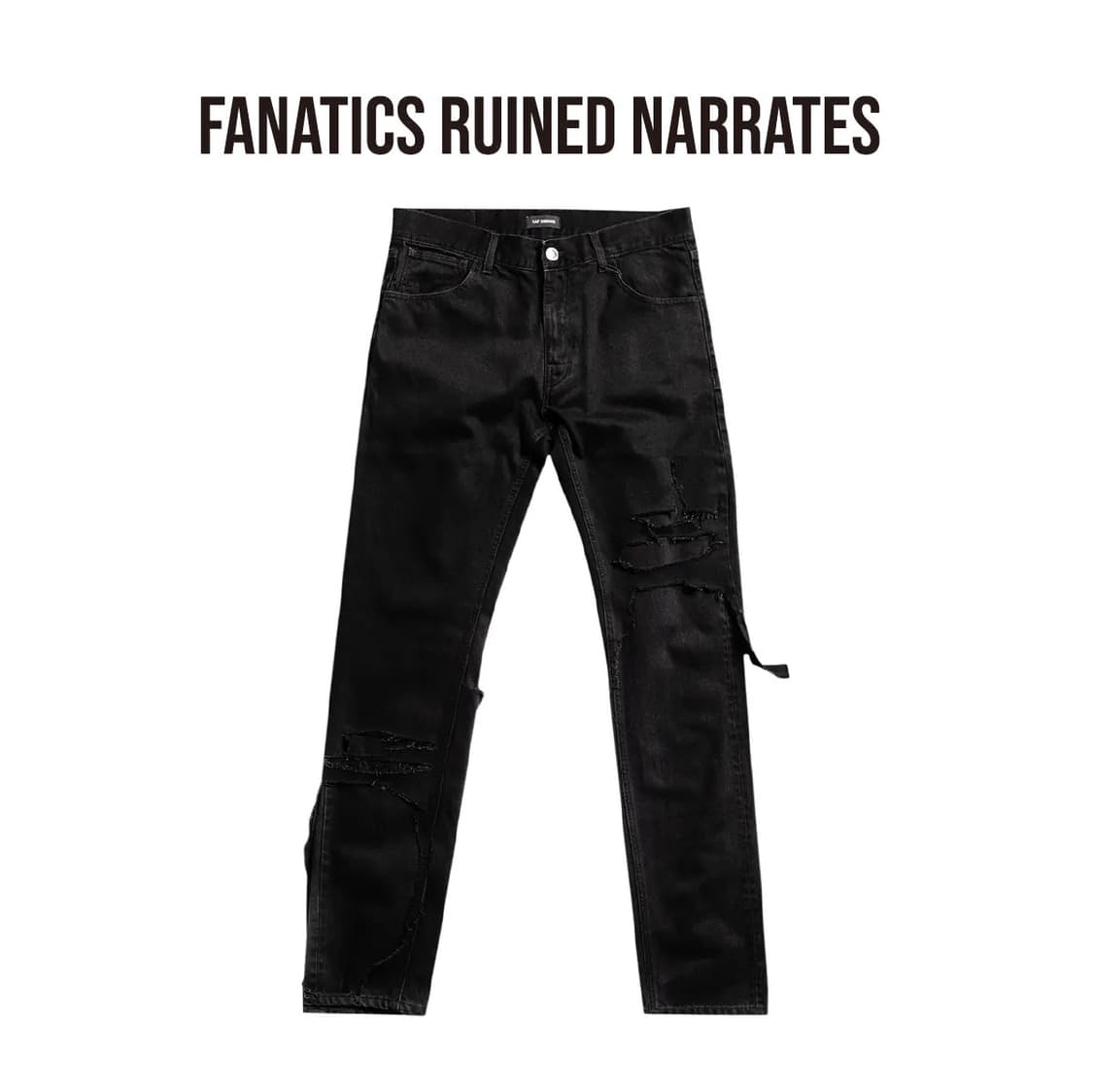 [33]라프시몬스 20SS 디스트로이드 레이어드 데님 팬츠 상품이미지1