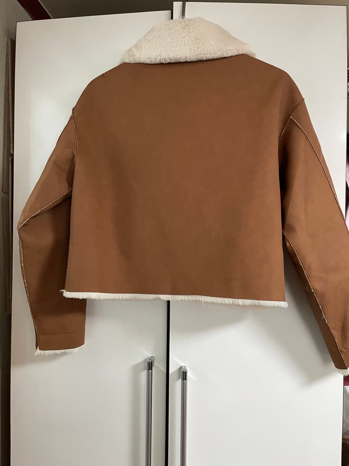 도프셉 양면 무스탕 퍼자켓 상품이미지2