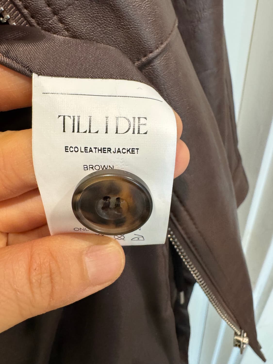 Till i die 틸아이다이 레더 자켓 상품이미지8