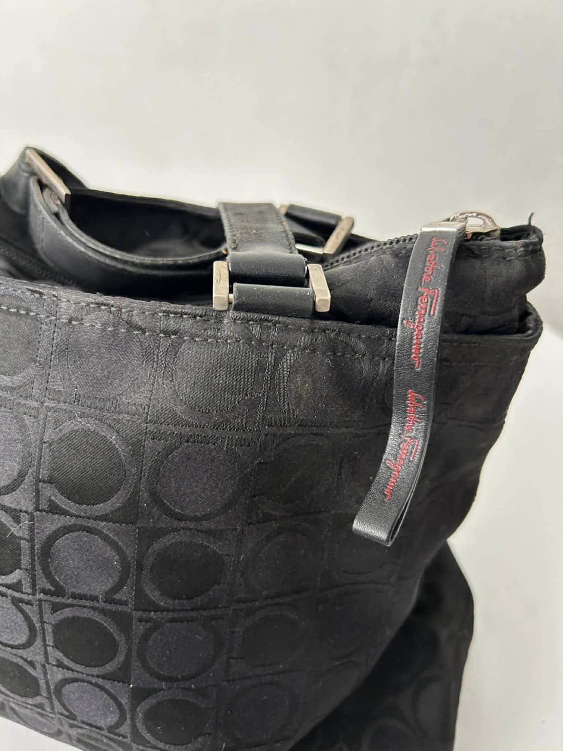 살바토레 페라가모 간치니 모노그램 숄더백 토트백 상품이미지5