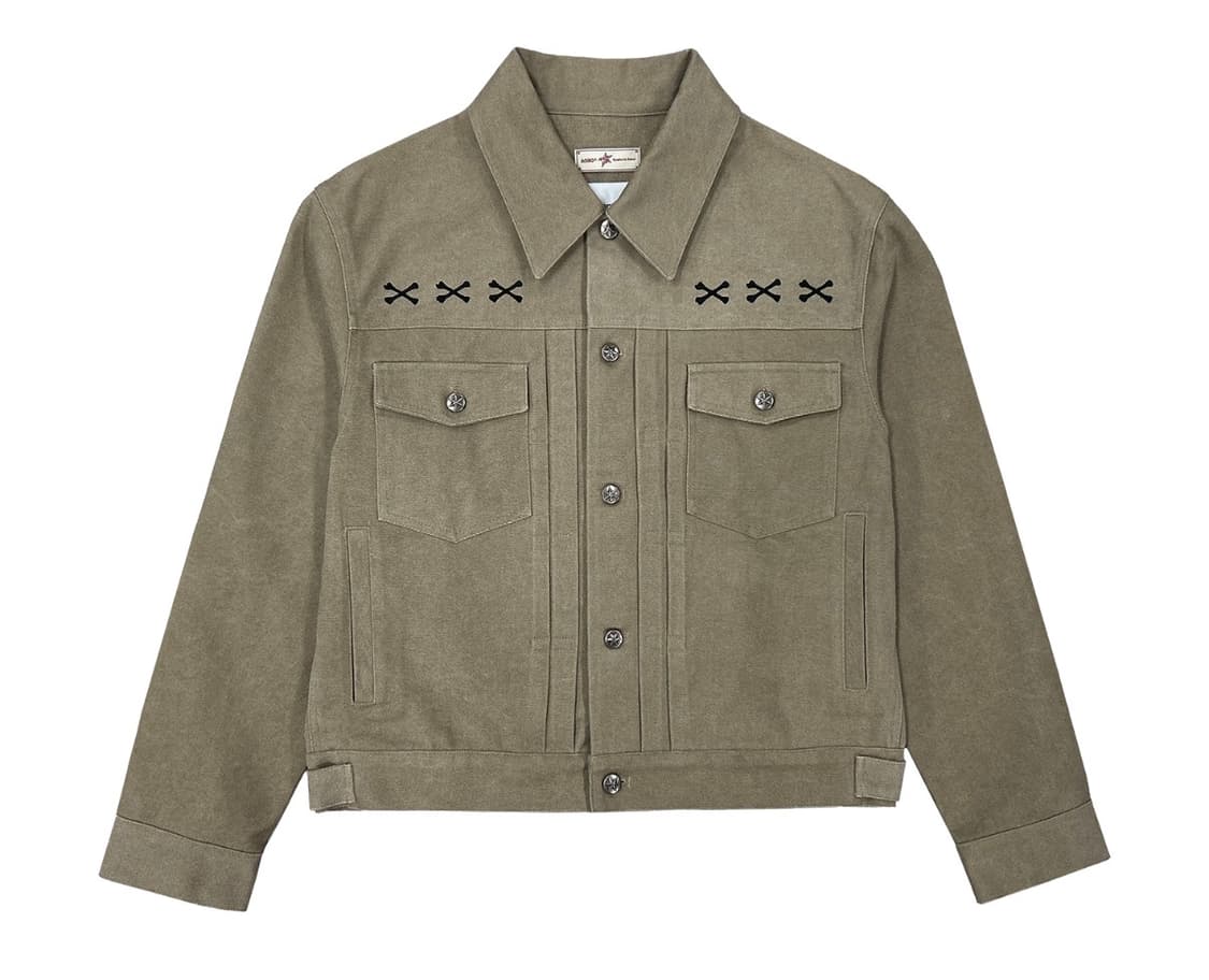 [2] 카미엔 X 아오이로 크롭 트러커 자켓 상품이미지1