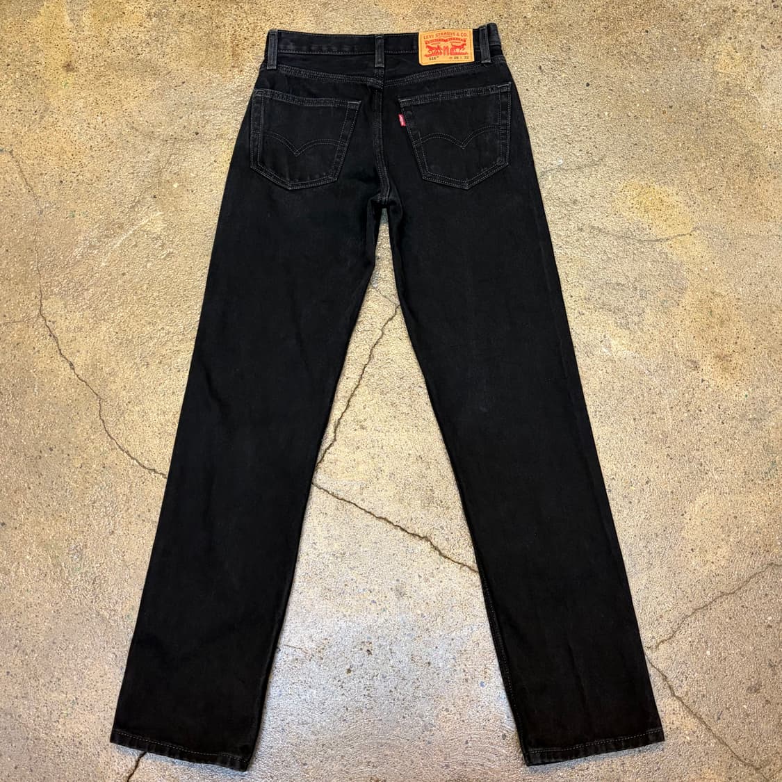 미국 빈티지 리바이스 516 블랙진 흑청 청바지 상품이미지4