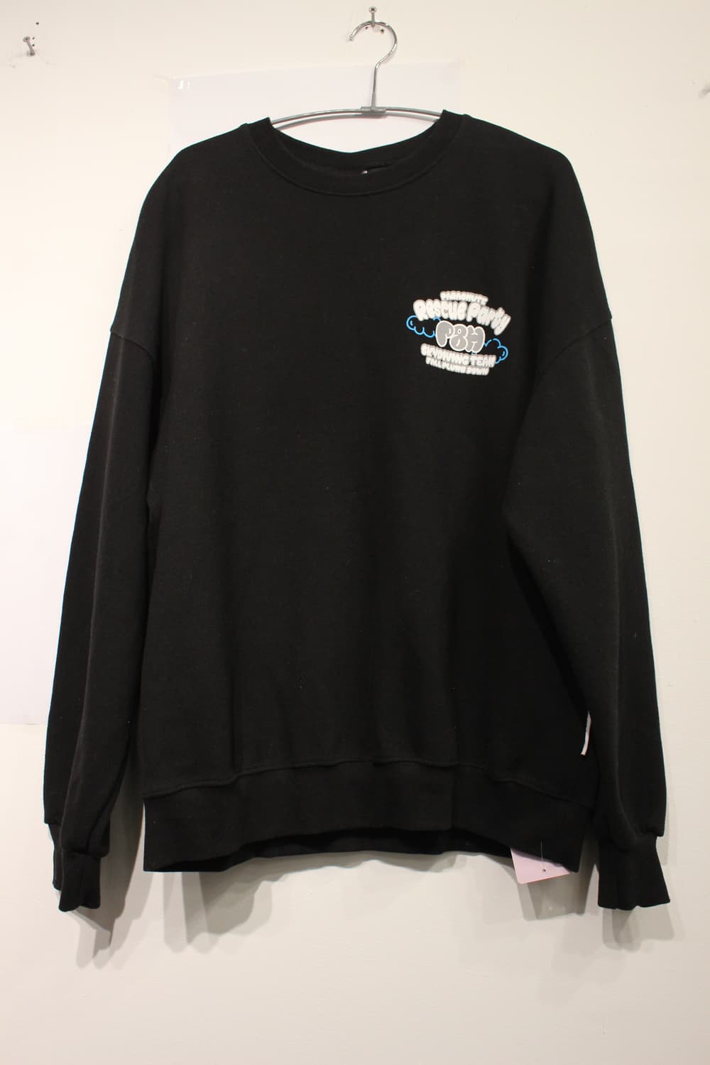 257. Rescue Party PBX 블랙 맨투맨 상품이미지1