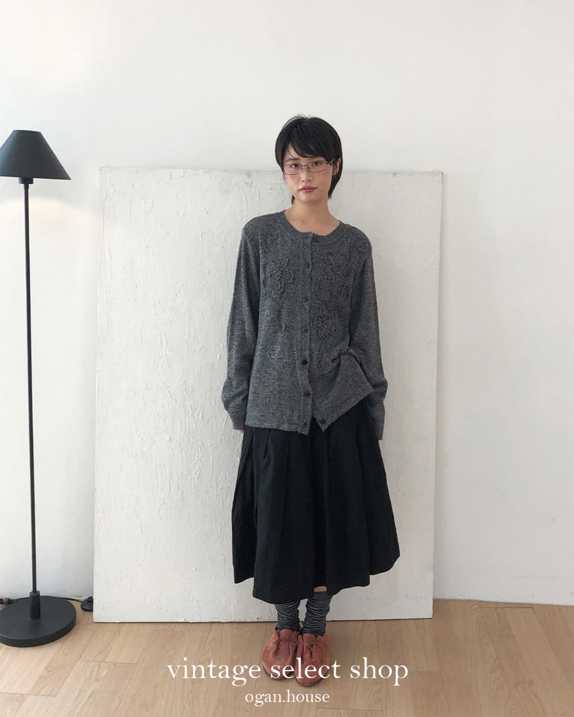 vintage MARGARET HOWELL pleated skirtt 상품이미지5