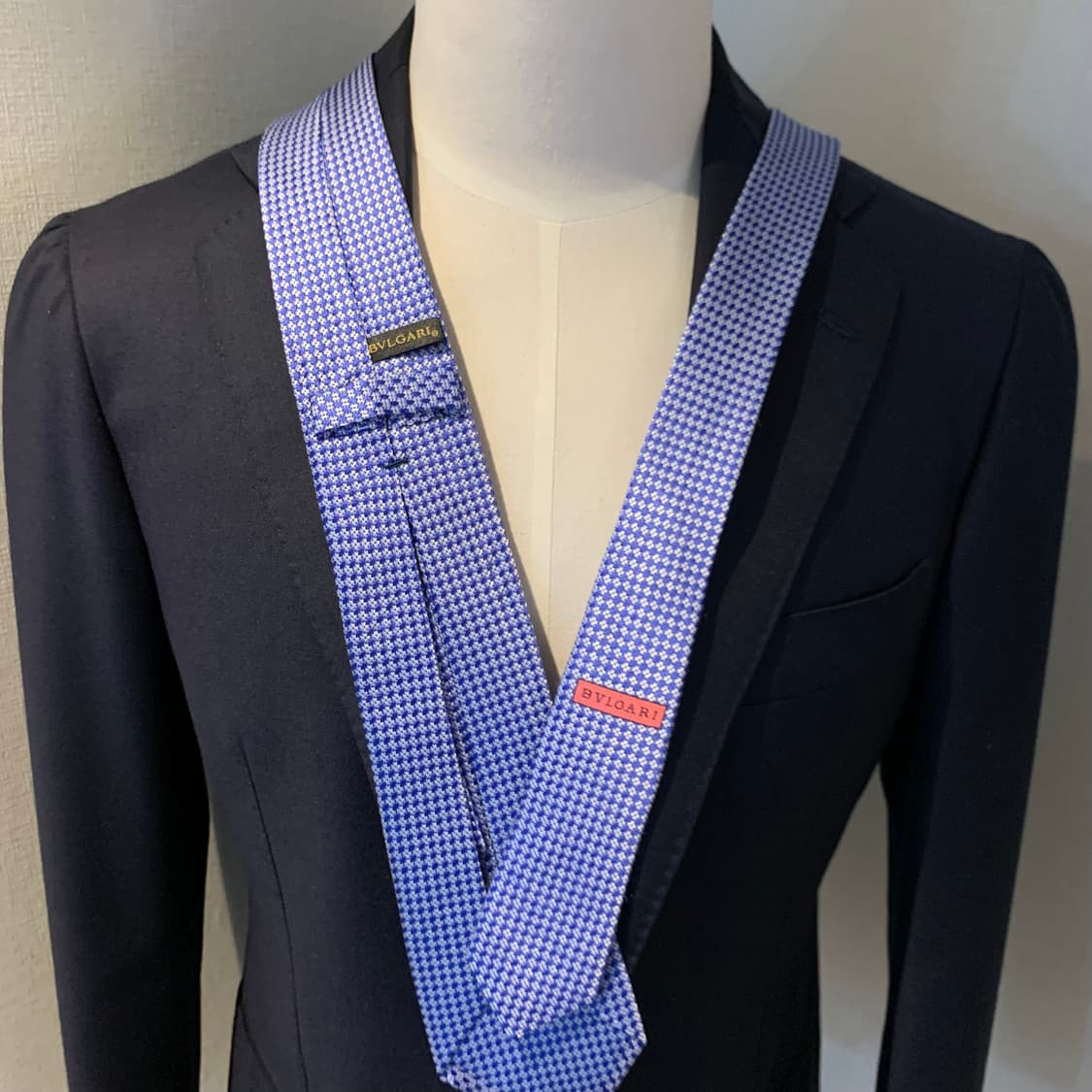 불가리(BVLGARI) 자카드 명품넥타이 100실크 최상급 8cm 상품이미지2