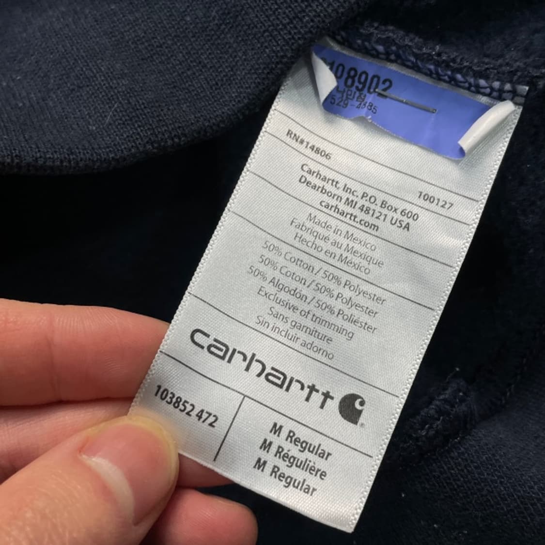 100 칼하트 포켓 맨투맨 상품이미지4