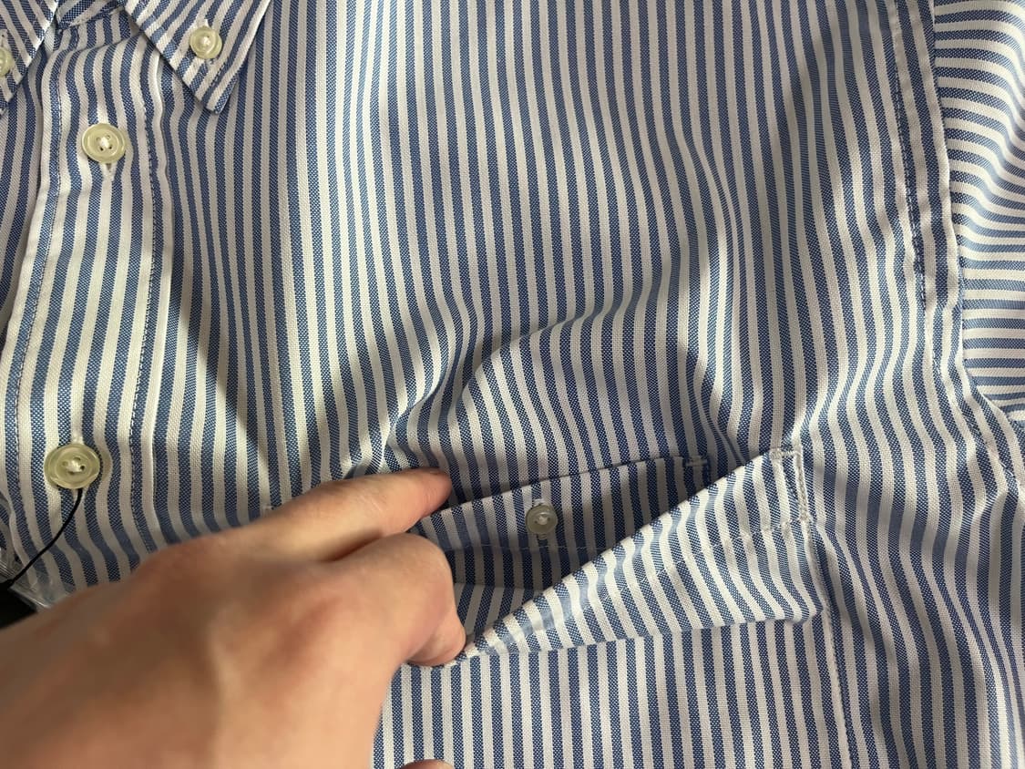 (새상품)(L)다이와피어39 테크 옥스포드 셔츠 상품이미지6