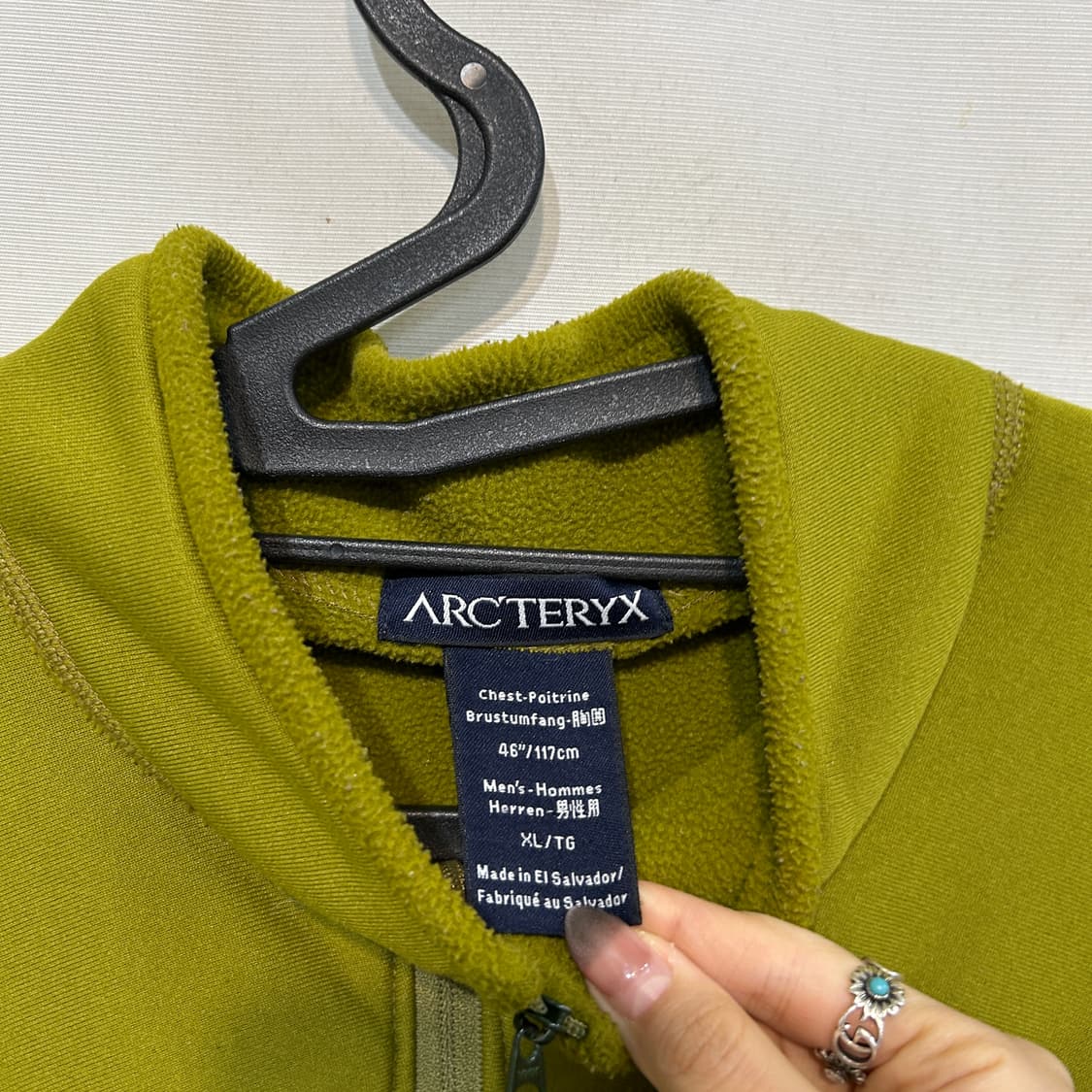 아크테릭스 남성 하프넥 폴리 포켓 집업 XL 정품 상품이미지2