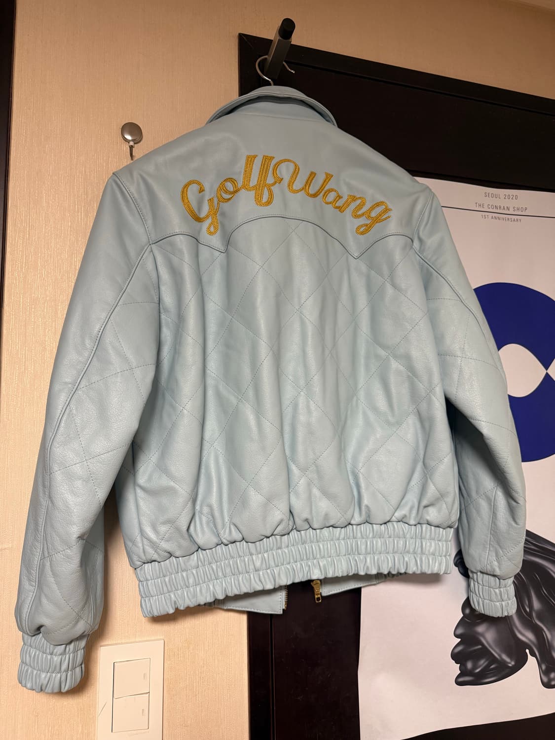 골프왕 퀼팅 레더자켓 상품이미지2