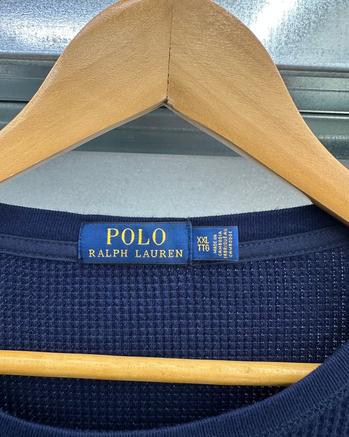 (2XL)폴로 와플 긴팔티-M2395 상품이미지3