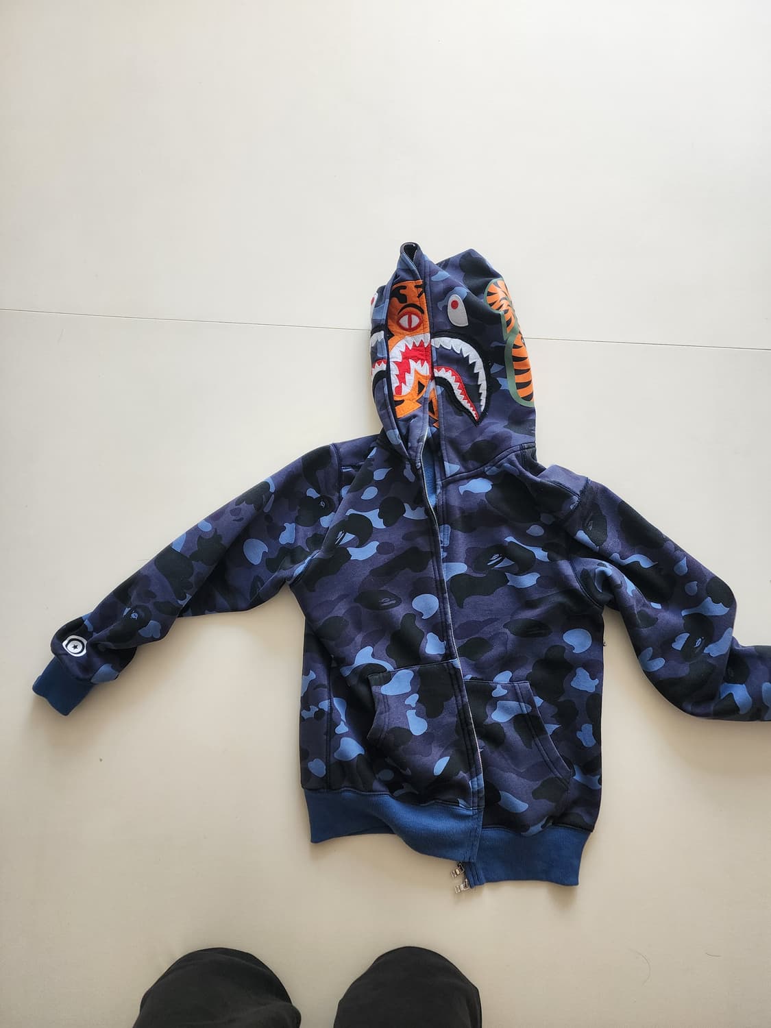 베이프 카모 타이거 샤크 후드집업  상품이미지1