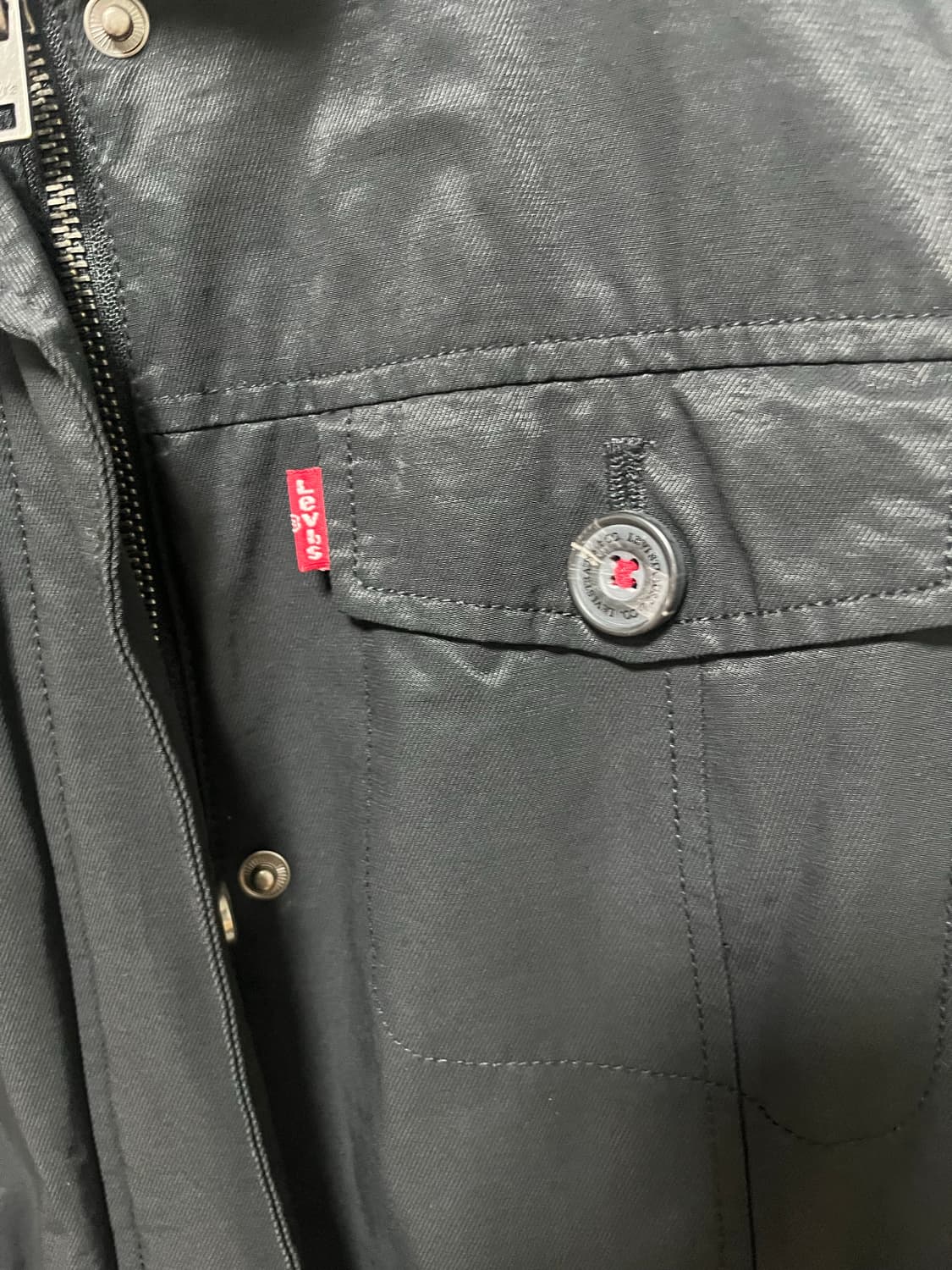 리바이스 블랙 내피 양털 야상 점퍼 상품이미지2