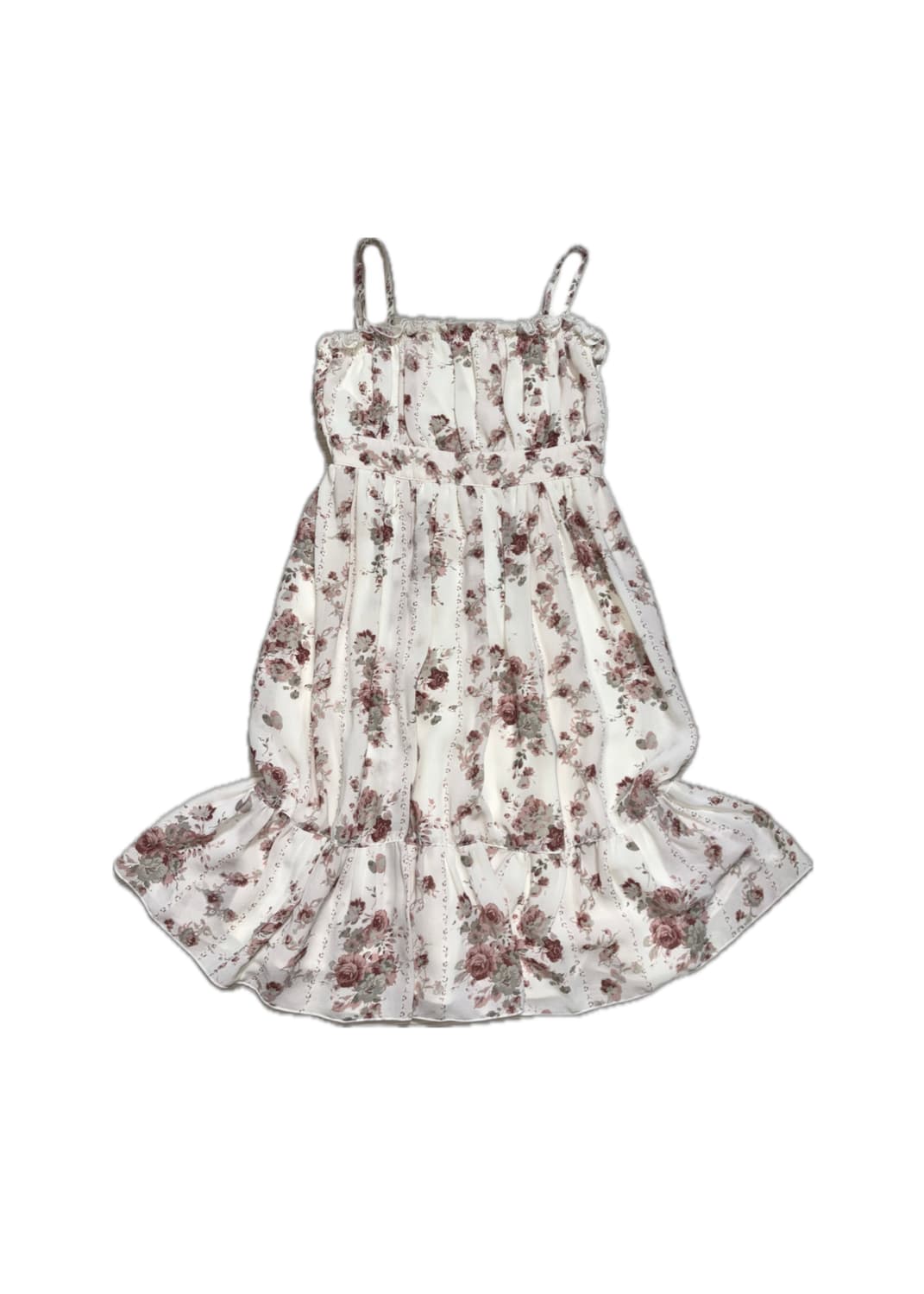 페어리 플라워 레이스 원피스 리즈리사 하구미 모리걸 히메 갸루일본 빈티지 상품이미지1