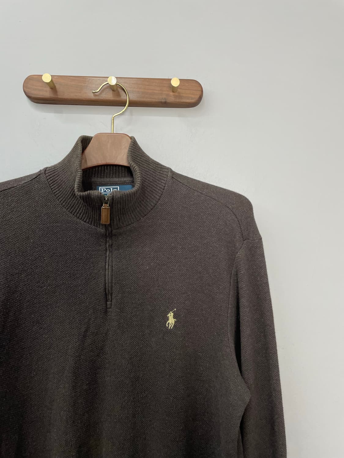 폴로랄프로렌 엘보패치 하프집업 니트 H1007 상품이미지3