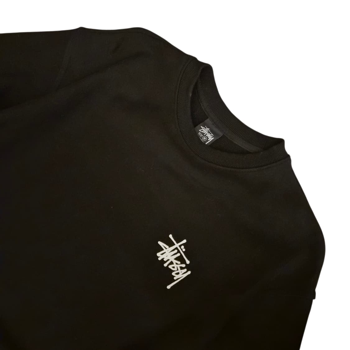 스투시 베이직 스투시 크루넥 블랙 2023 상품이미지2